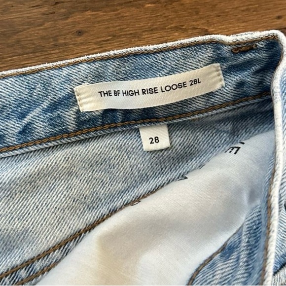Denim Forum by Aritzia jeans-The Boyfriend High Rise Loose size 28-Retail $110 - Picture 8 of 12
